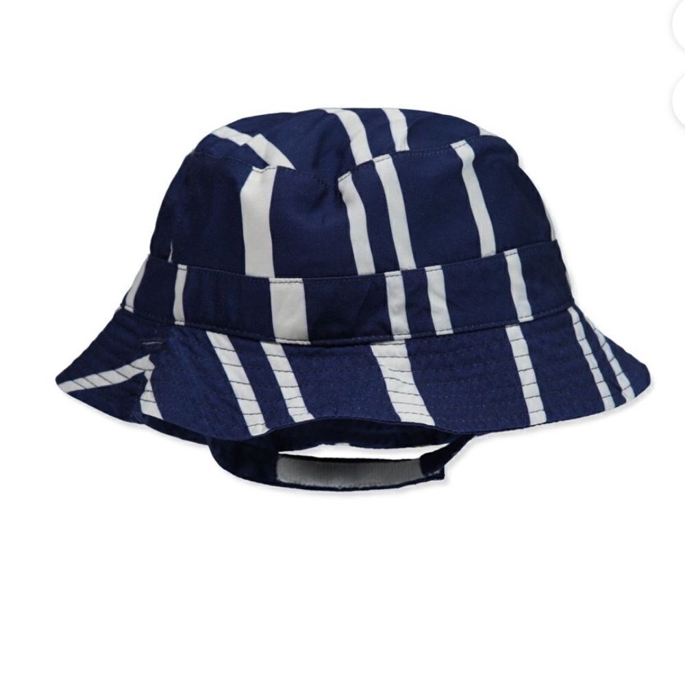 Carters Stripe Bucket Hat Blue/White 12 - 24 months NWT IN PACKAGE